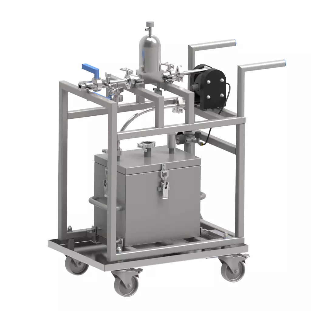 Ethanol dispensing and filtering unit